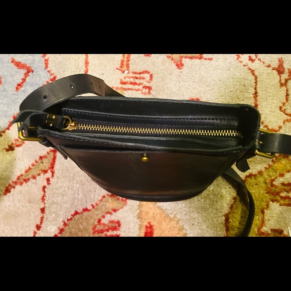 MADEWELL small transport leather zip black crossbody bag purse - Picture 8 of 8